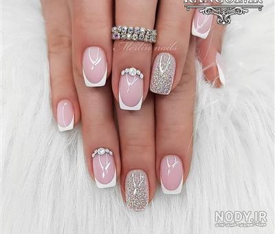 ژیلش ناخن عروس + طراحی ناخن برای عروس ساده و شیک ژیلش ناخن عروس + طراحی ناخن برای عروس ساده و شیک