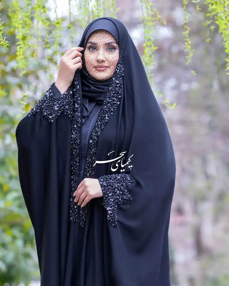 20 مدل چادر عربی (ساده، آستین دار، کارشده مجلسی) | لاچو 20 مدل چادر عربی (ساده، آستین دار، کارشده مجلسی) | لاچو