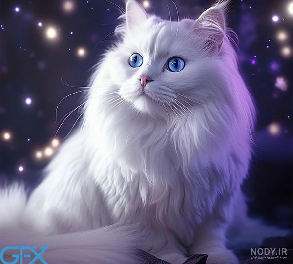 بچه گربه های سفید خوشگل