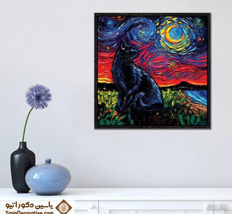 تصویر زمینه گربه گرافیکی