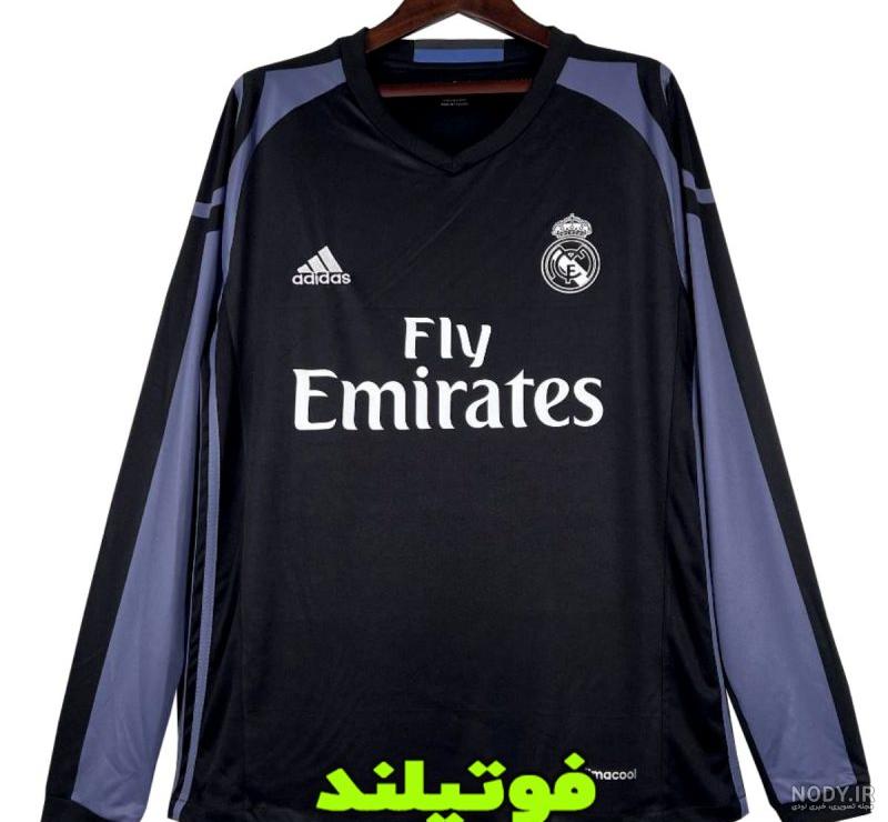 خرید و قیمت کیت پادشاهی مشکی رئال مادرید (ورژن پلیری) - بدون چاپ / خیر / L | ترب خرید و قیمت کیت پادشاهی مشکی رئال مادرید (ورژن پلیری) - بدون چاپ / خیر / L | ترب