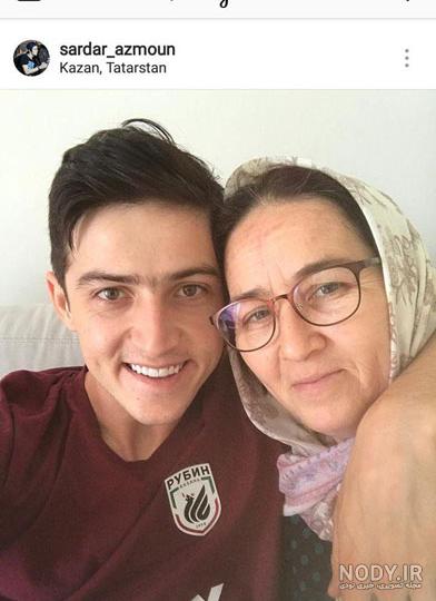 سردار آزمون و خاله‌هایش در روسیه! +عکس