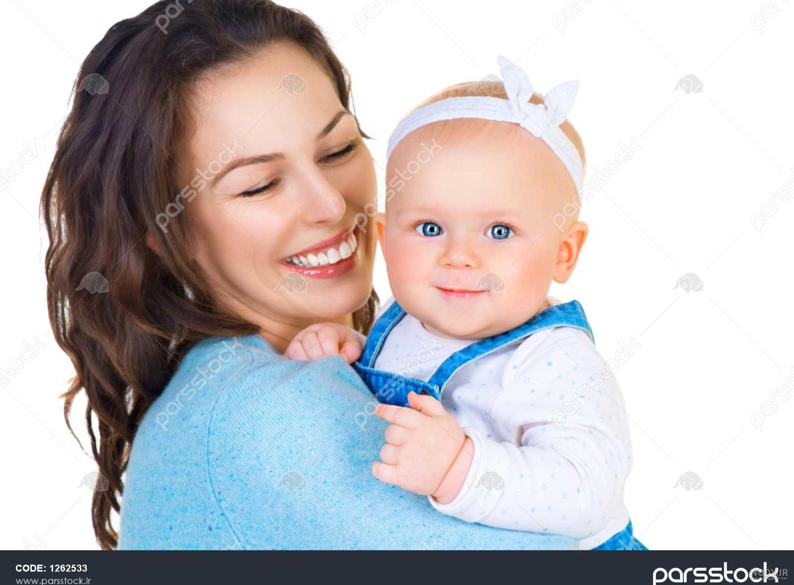عکس دست مادر و نوزاد دختر