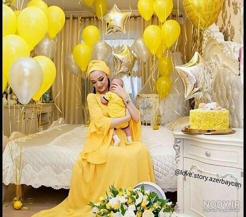 عکس لباس ست مادر دختری برای تولد