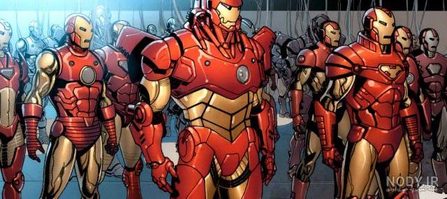 فیجت اسپینر فلزی طرح آیرون من ( مرد آهنی ) Iron Man Red Gold Fidget Spinner