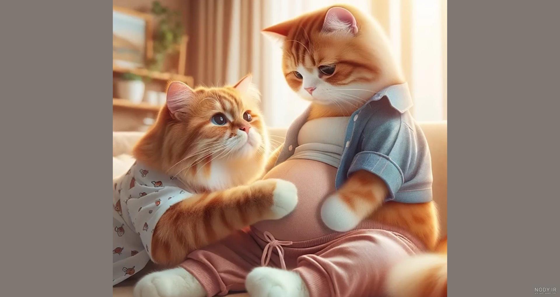مدت‌زمان بارداری گربه‌ها | علائم بارداری در گربه‌ها چیست؟ | دیجی پت1400