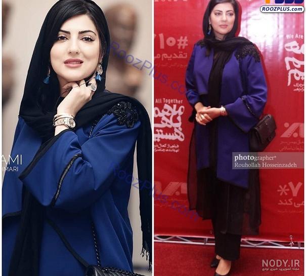 مه‌لقا باقری و هلیا امامی تماشاگر یک تئاتر شدند/ تصاویر