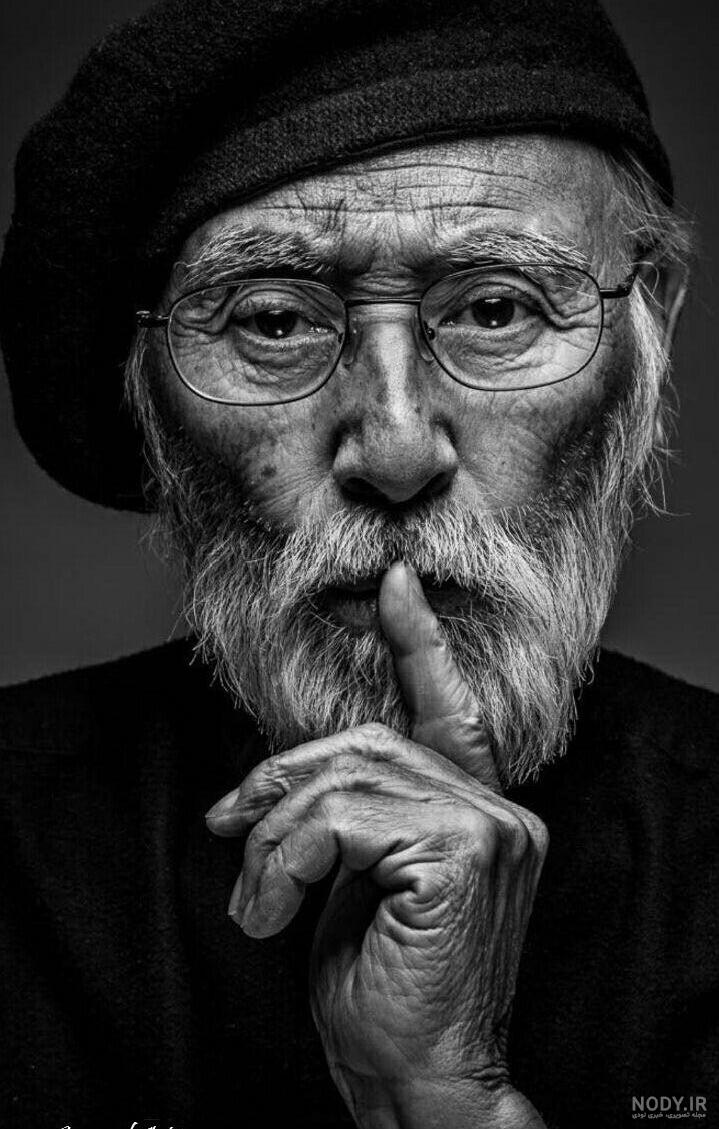 پیرمردی که به خاطر ریش هایش مدل شد+عکس