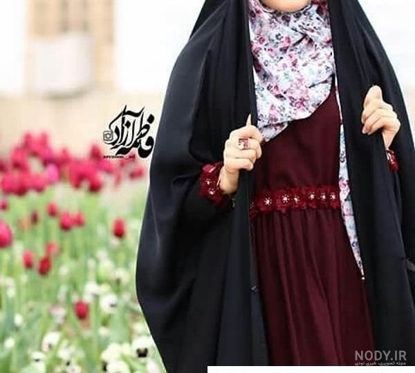 چادر جده پاپیونی (طرح سنبادی) - فروشگاه حجاب بنی فاطمی