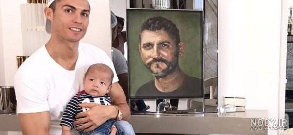 چهره دختر تازه متولد شده رونالدو+ عکس