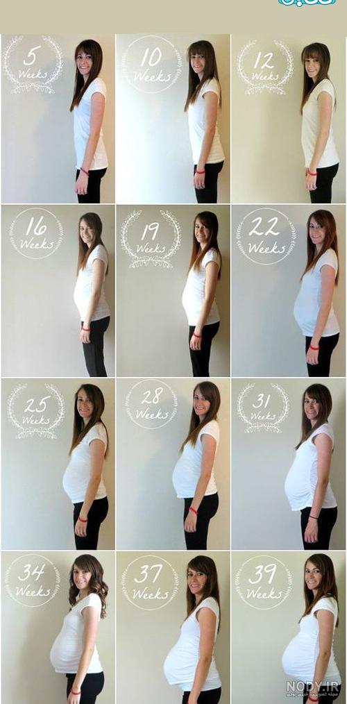 ژست عکس ماه اول بارداری - عکس نودی ژست عکس ماه اول بارداری - عکس نودی
