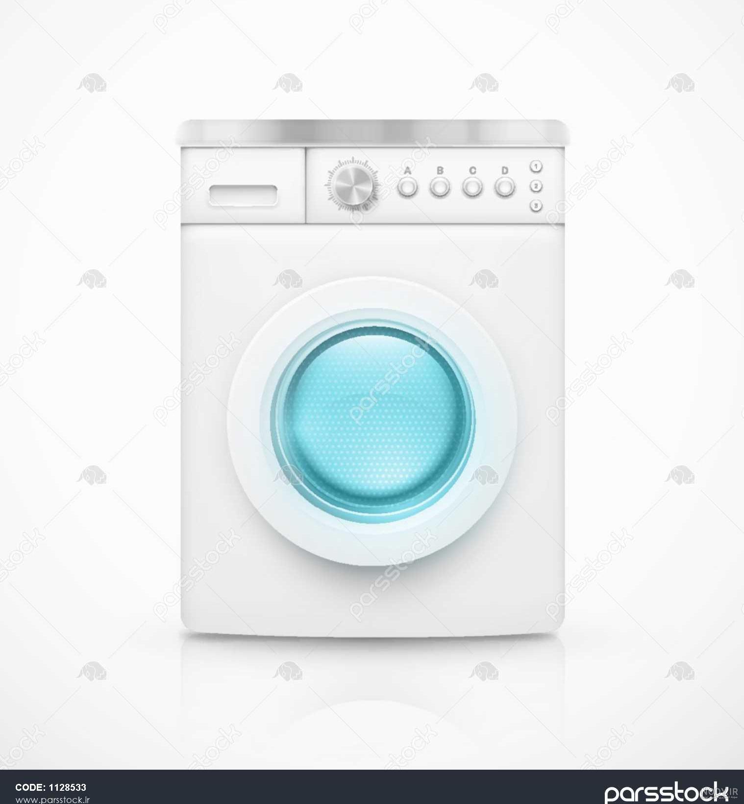 عکس کارتونی ماشین لباسشویی