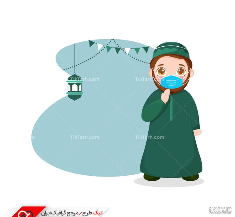 عکس کارتونی مرد مذهبی