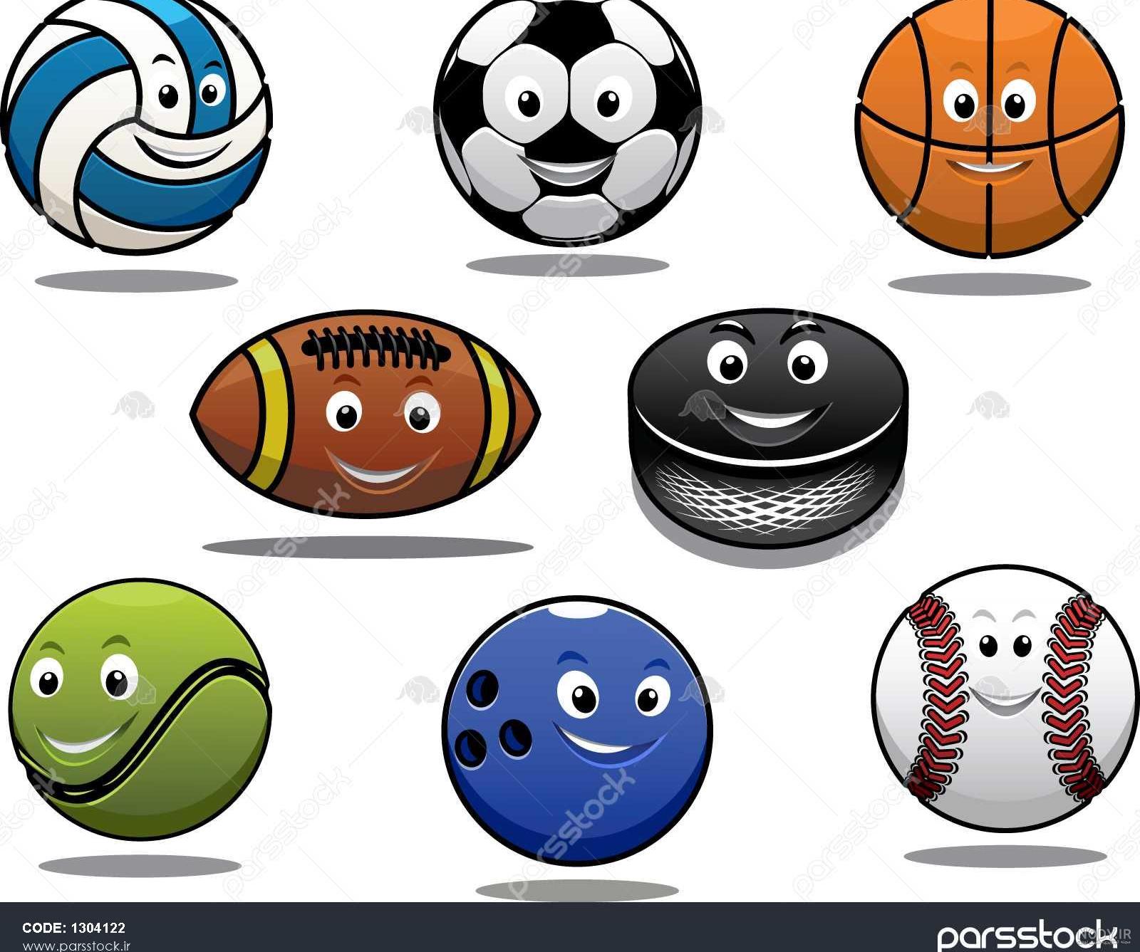 عکس توپ فوتبال کارتونی