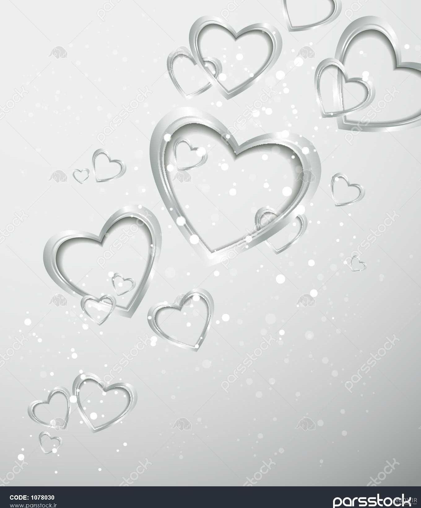 عکس سفید قلب - عکس نودی