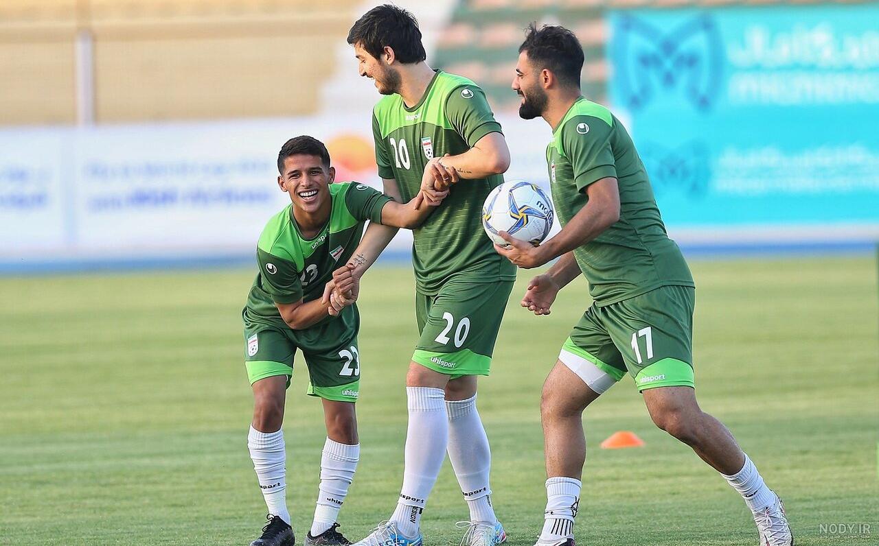 عکس مهدی قائدی در فوتبال