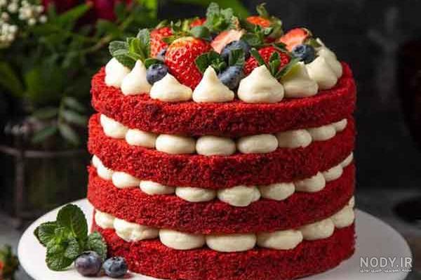 ۲ طرز تهیه کیک ردولوت (کیک مخمل قرمز) در فر و قابلمه ۲ طرز تهیه کیک ردولوت (کیک مخمل قرمز) در فر و قابلمه