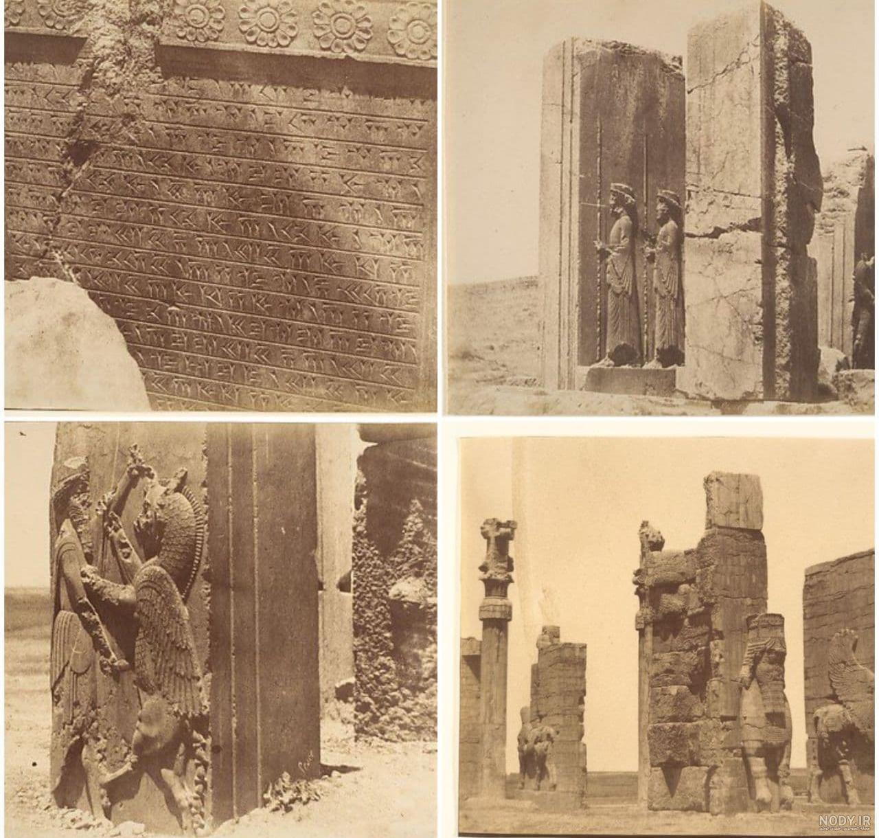 عکس قدیمی از تخت جمشید