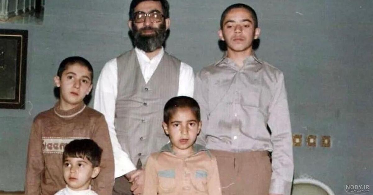 عکس قدیمی از رهبری