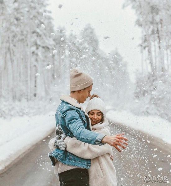 عکس پروفایل دونفره زمستانی ❣️ [عاشقانه های جذاب و لاکچری]