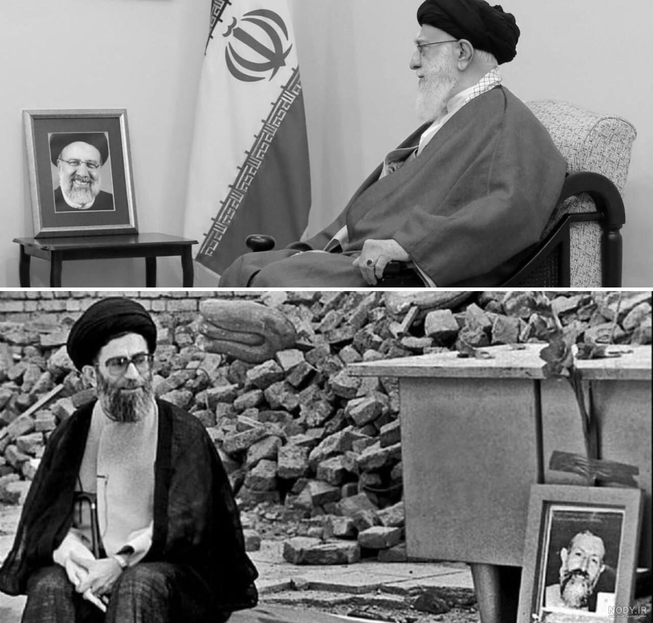 پذیرایی ساده از رهبر معظم انقلاب در سالهای دور/عکس