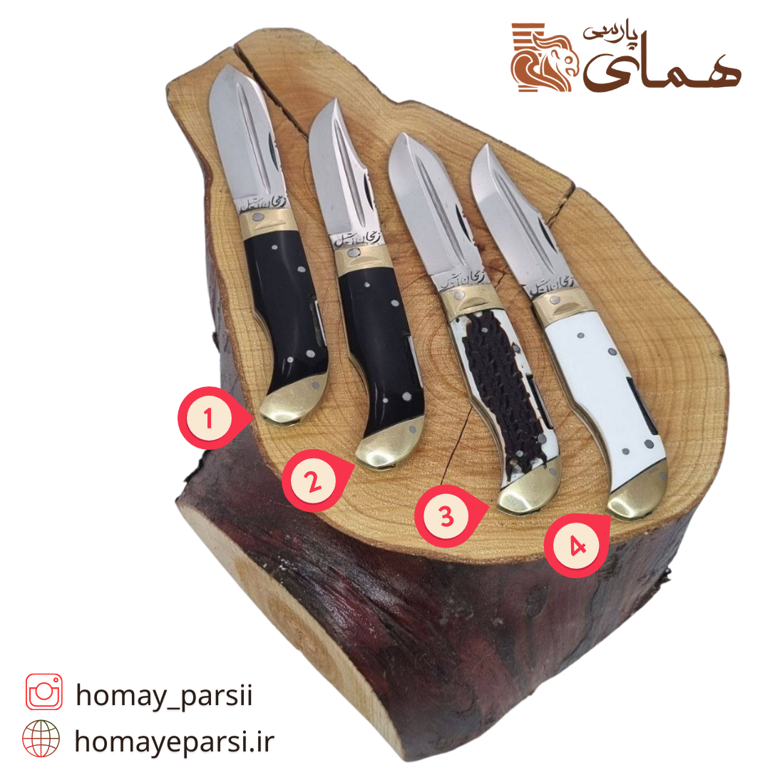 چاقو کارامبیت طلایی تاشو ضامن دار مخفی رنگ ثابت و تیز - فروشگاه اینترنتی  دیجی پیجی | digipg