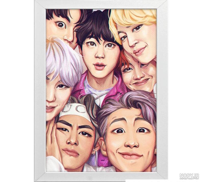 یادداشت سیمی فانتزی BTS ( بی تی اس) - دارای نشان ضمانت ترب