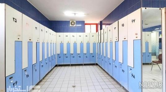 30 مدل کمد رختکن استخر و لاکر لباس ضدآب | سلام ساختمان