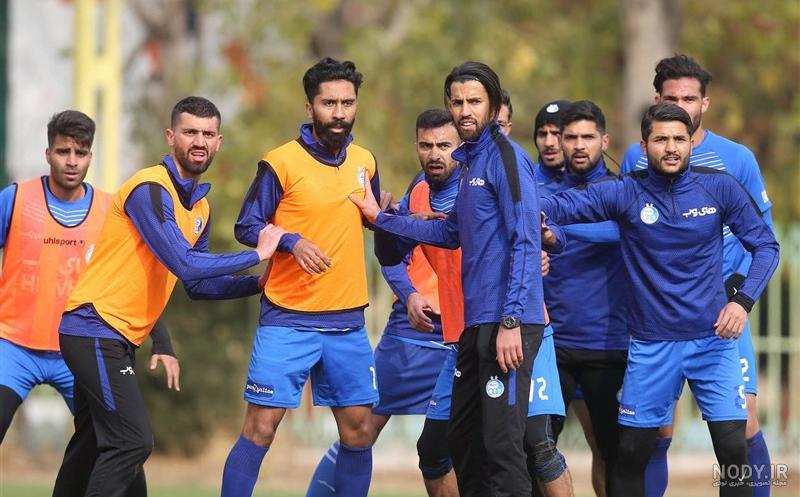 رختکن استقلال قبل از شروع بازی دربی مقابل پرسپولیس+عکس