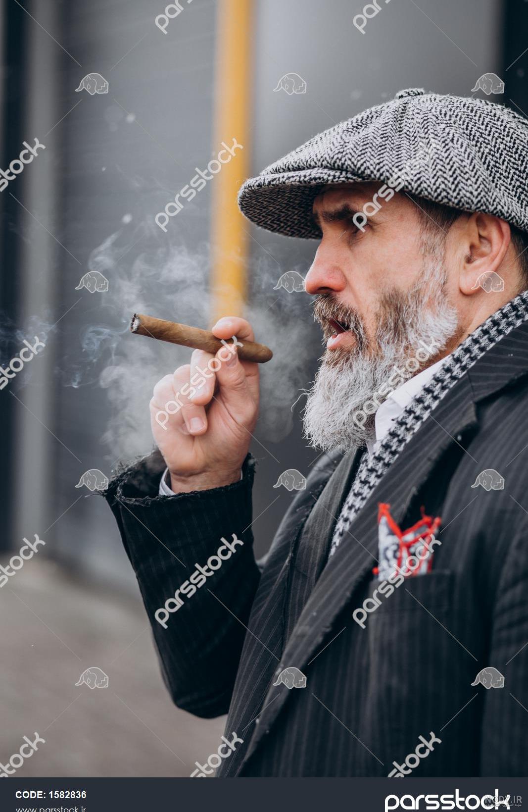 عکس مرد در حال سیگار کشیدن 32705 Portrait Of Businessman Smoking A Cuban Cigar - مزرعه فوتیج عکس مرد در حال سیگار کشیدن 32705 Portrait Of Businessman Smoking A Cuban Cigar - مزرعه فوتیج
