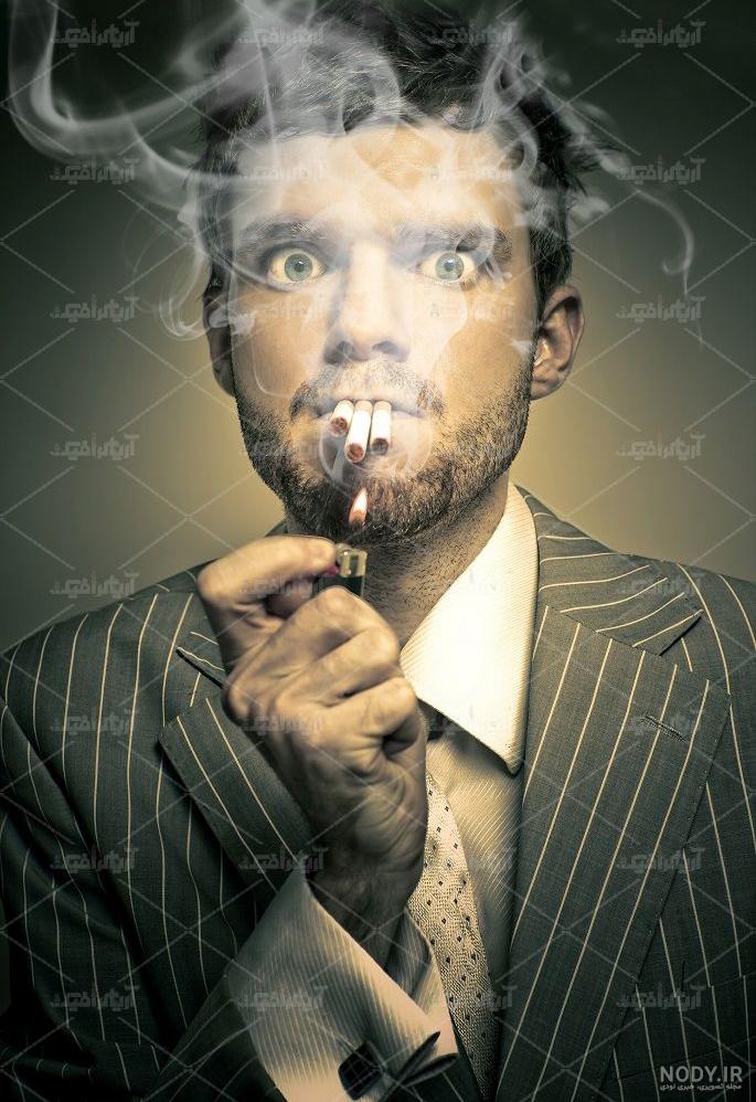 عکس مرد سیگار کش عکس مرد سیگار کش