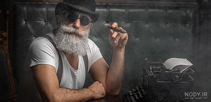 عکس مرد سیگاری برای پروفایل