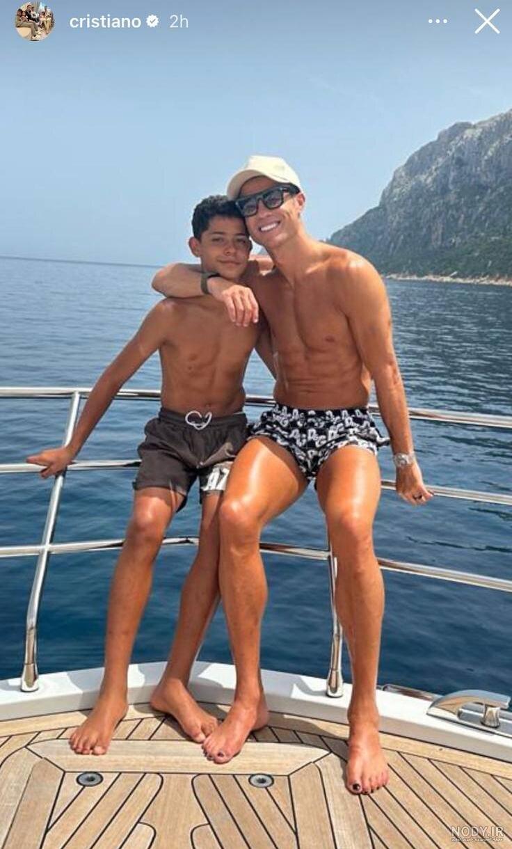 عکس دست رونالدو