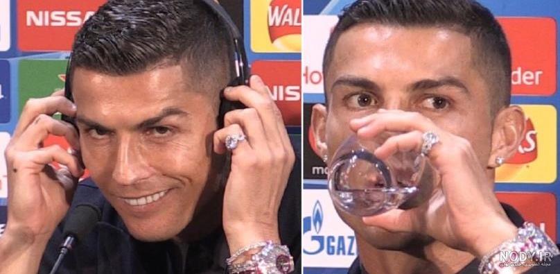 عکس دست رونالدو