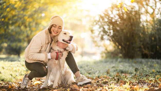 عکس خفن عکس دختر با سگ پاکوتاه