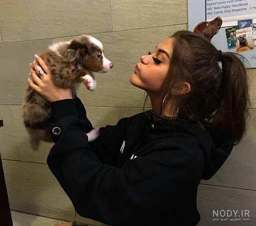 عکس خفن عکس دختر با سگ پاکوتاه