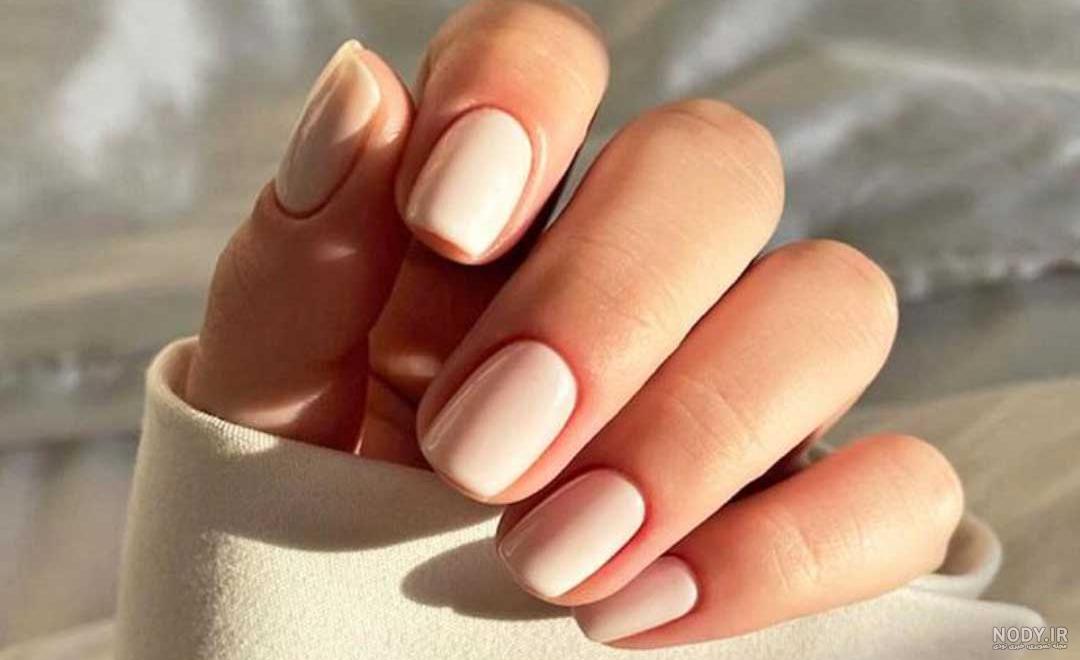 طراحی ناخن کوتاه ساده و شیک + ناخن کوتاه دخترانه