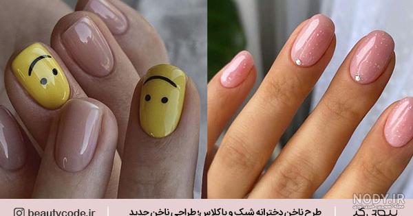 طرح ناخن بچه گانه، ترند ژلیش ناخن بچه گانه 2024 |مونا یزدانی