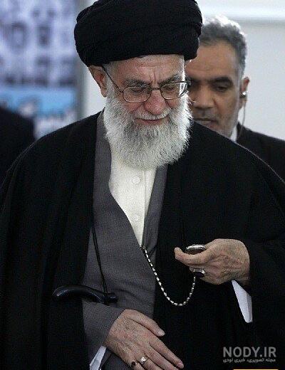 عکس سیاه و سفید خامنه ای - عکس نودی