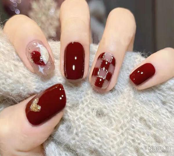 عکس ناخن قلب قلبی