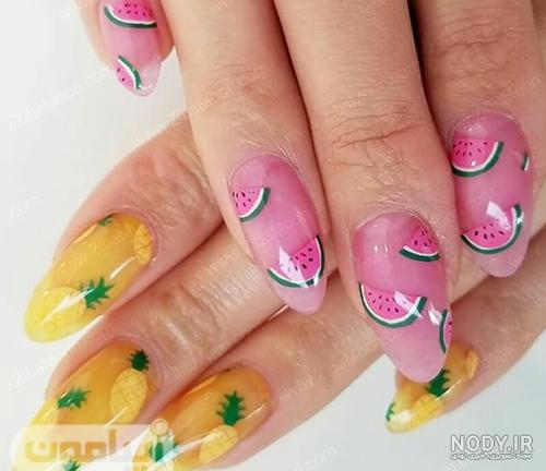 عکس ناخن ژله ای عروسکی عکس ناخن ژله ای عروسکی