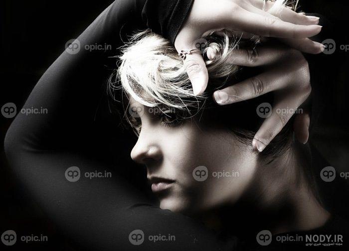 عکس پروفایل عروسکی سیاه و سفید