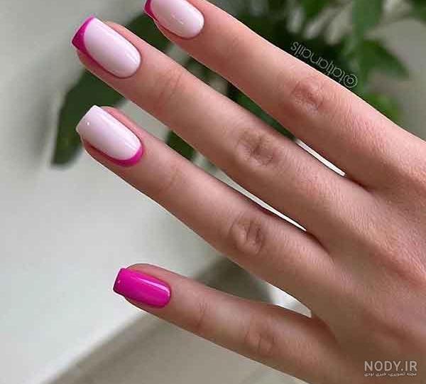 عکس کاشت ناخن شیک و ساده عکس کاشت ناخن شیک و ساده