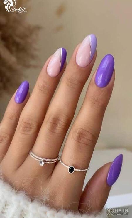 عکس کاشت ناخن پاستیلی