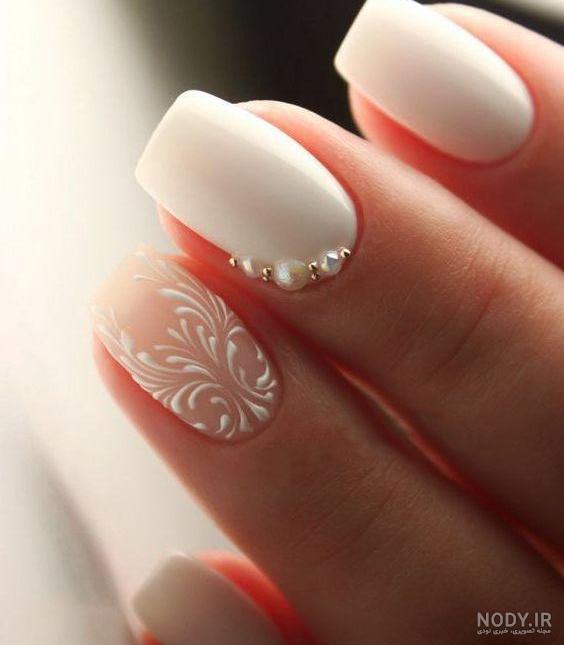 ژیلش ناخن عروس + طراحی ناخن برای عروس ساده و شیک ژیلش ناخن عروس + طراحی ناخن برای عروس ساده و شیک