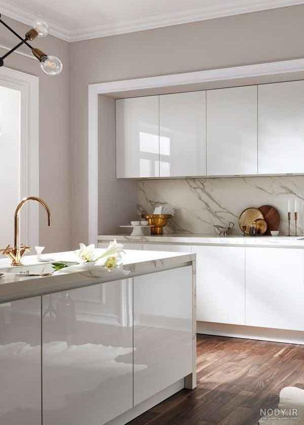 کابینت های گلاس سفید طوسی چیست؟