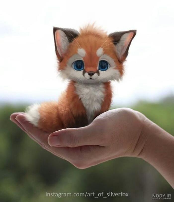  تصویر زمینه بچه روباه