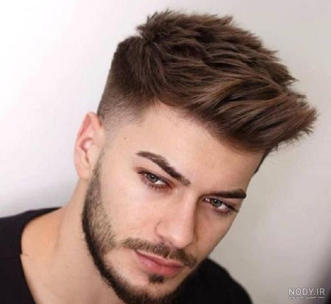 عکس مدل مو پسرانه با ریش