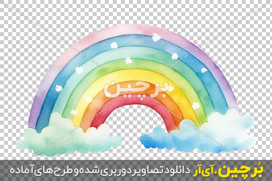 نقاشی رنگین کمان ❤️ [ بهترین تصاویر ]
