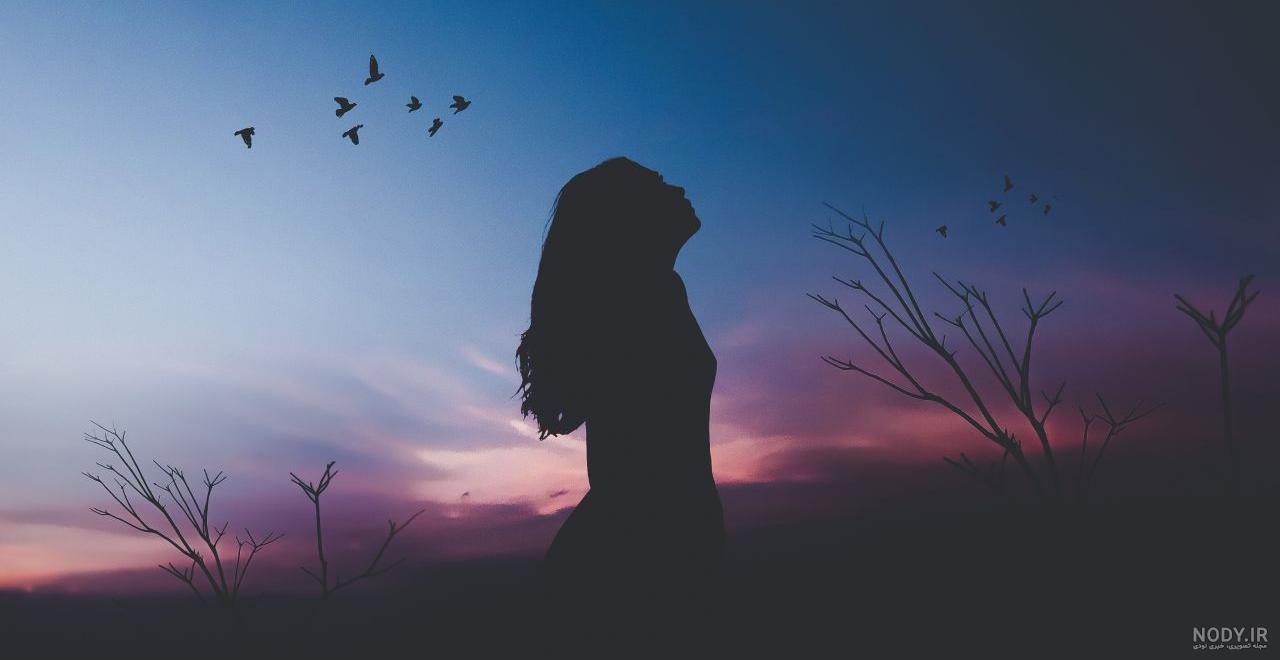 عکس خفن عکس سایه دختر روی زمین